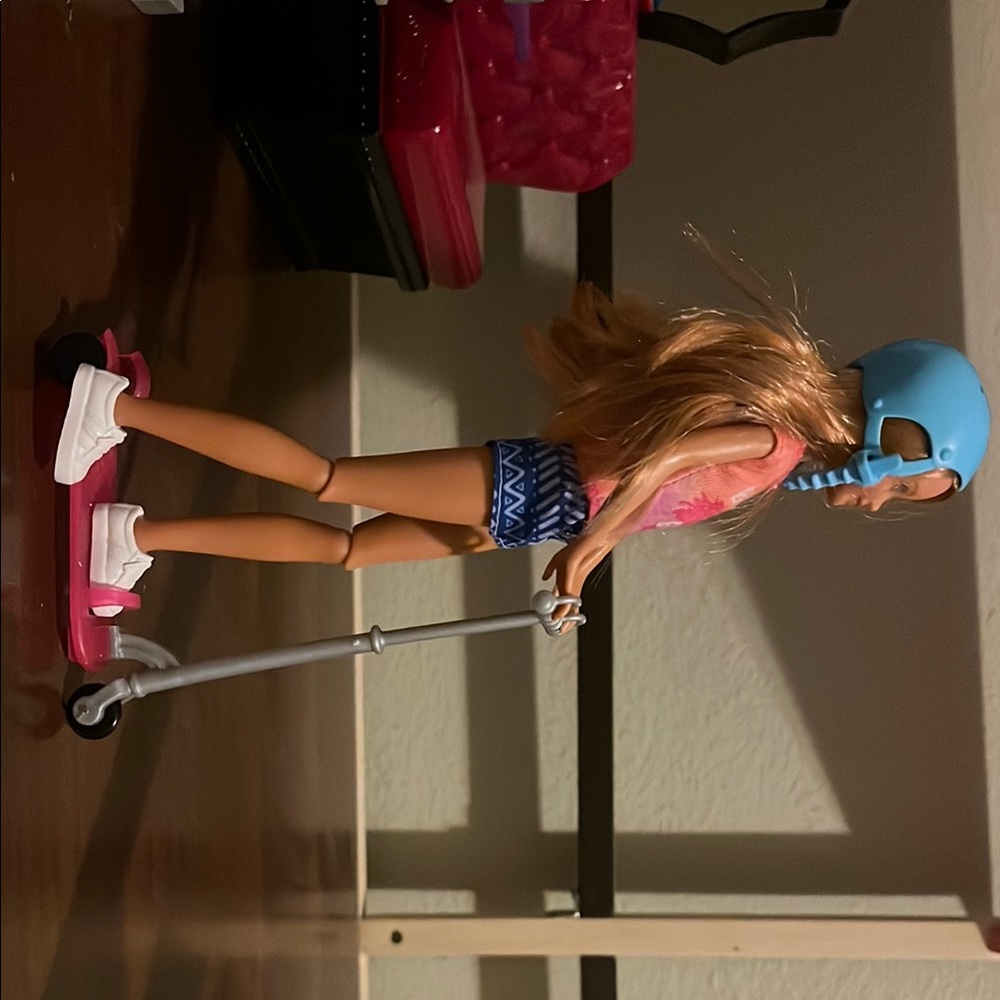 Barbie Doll and Scooter